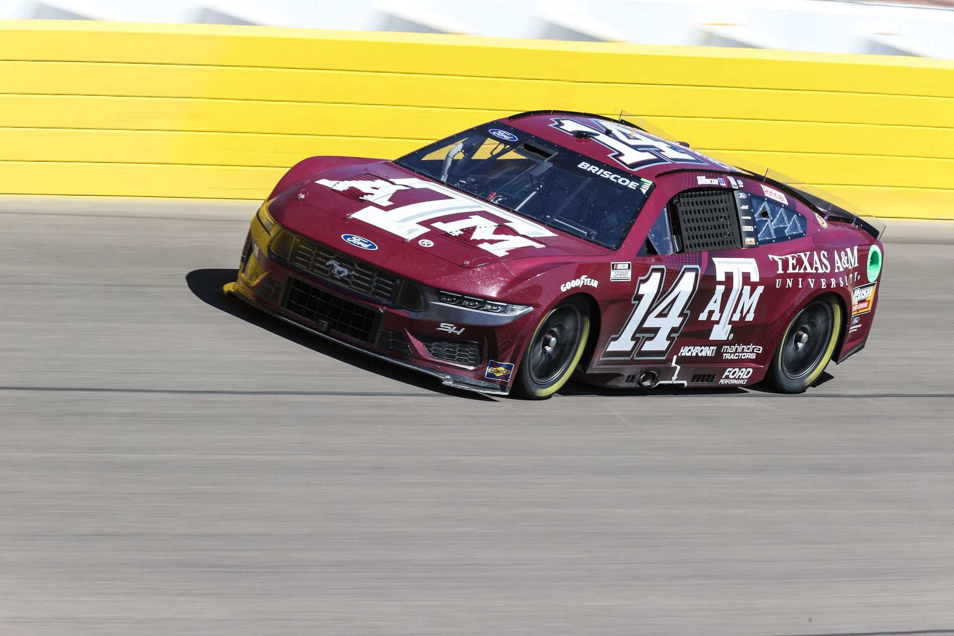 Chase Briscoe drives out of turn four during the South Point 400 NASCAR Cup Series playoff race on October 20, 2024, at Las Vegas Motor Speedway - Source: Getty